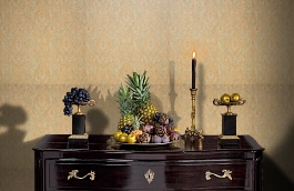 Обои R23744 фото в интерьере гостиной превью