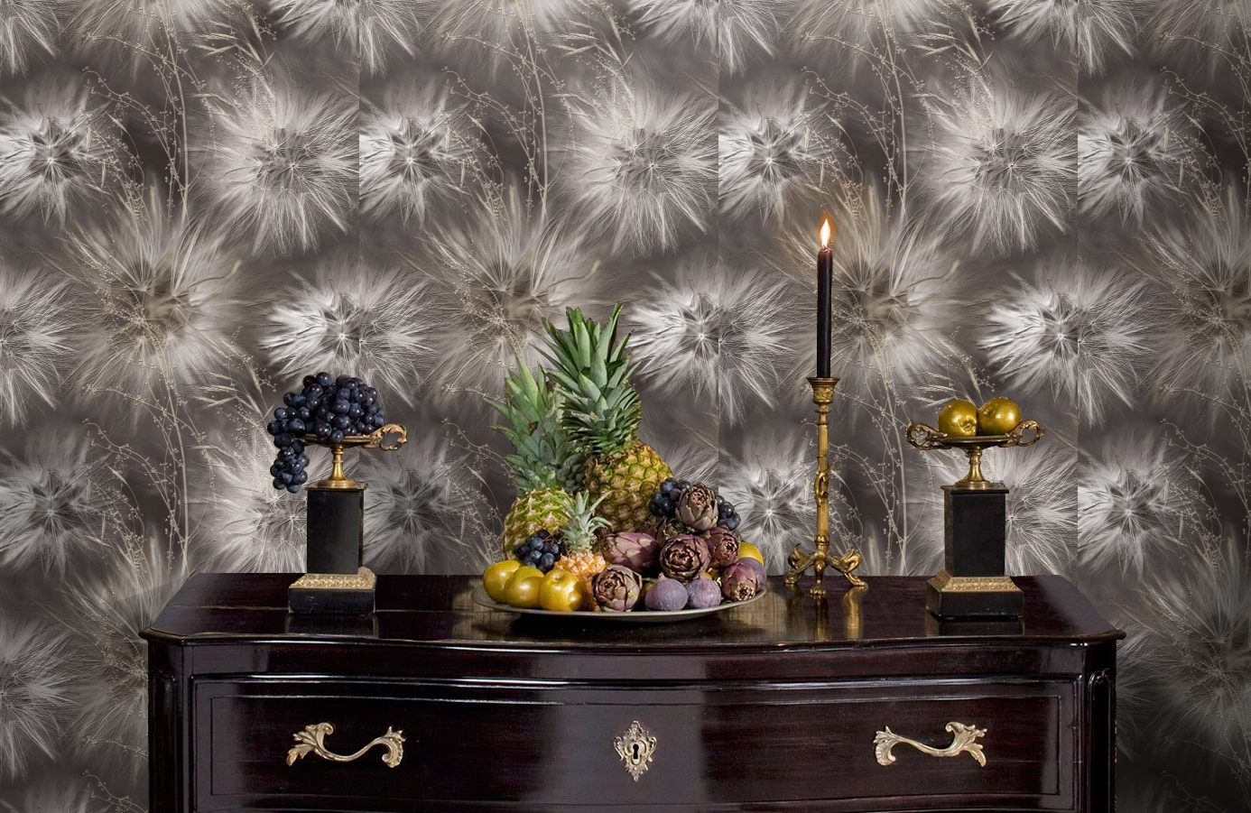 Обои 286819 фото в интерьере гостиной