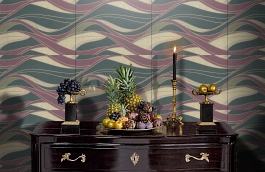 Обои 4314-6 фото в интерьере гостиной превью