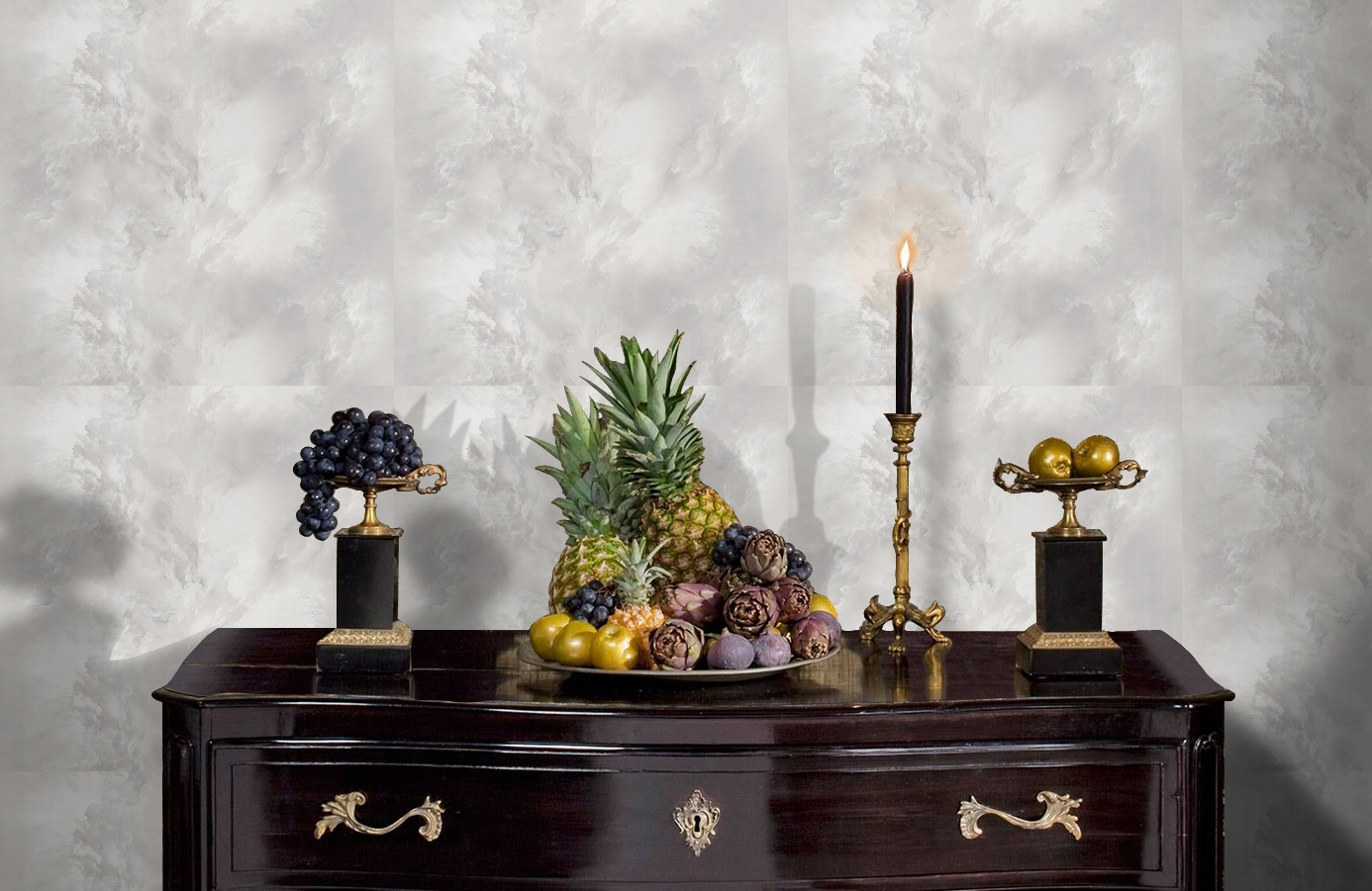 Обои 287167 фото в интерьере гостиной