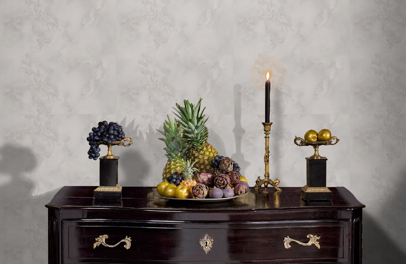 Обои 287176 фото в интерьере гостиной