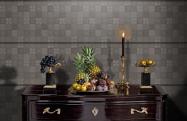 Обои 4318-9 фото в интерьере гостиной превью