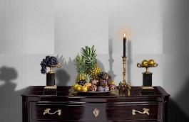 Обои 2409-1 фото в интерьере гостиной превью