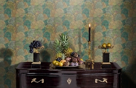 Обои R23801 фото в интерьере гостиной превью