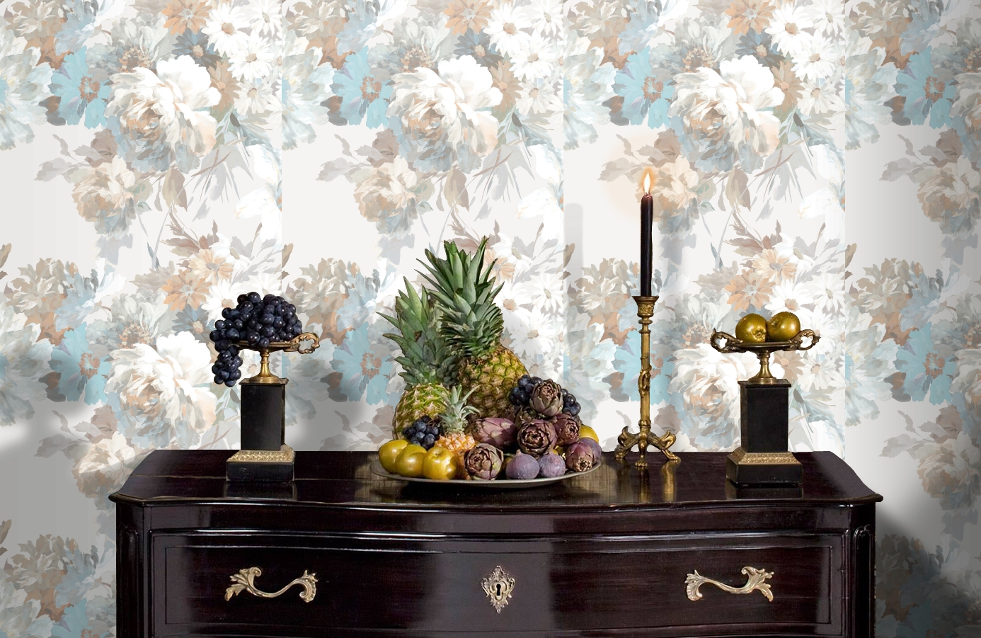 Обои 287116 фото в интерьере гостиной