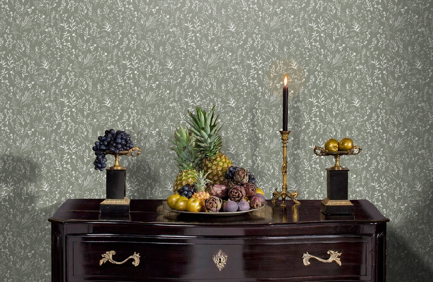 Обои 287913 фото в интерьере гостиной