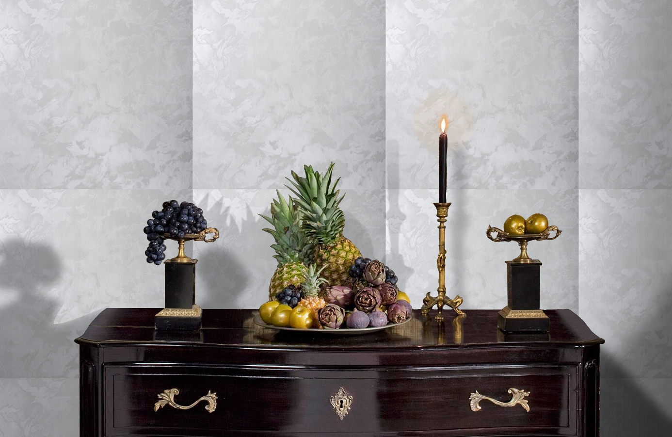 Обои 588207 фото в интерьере гостиной