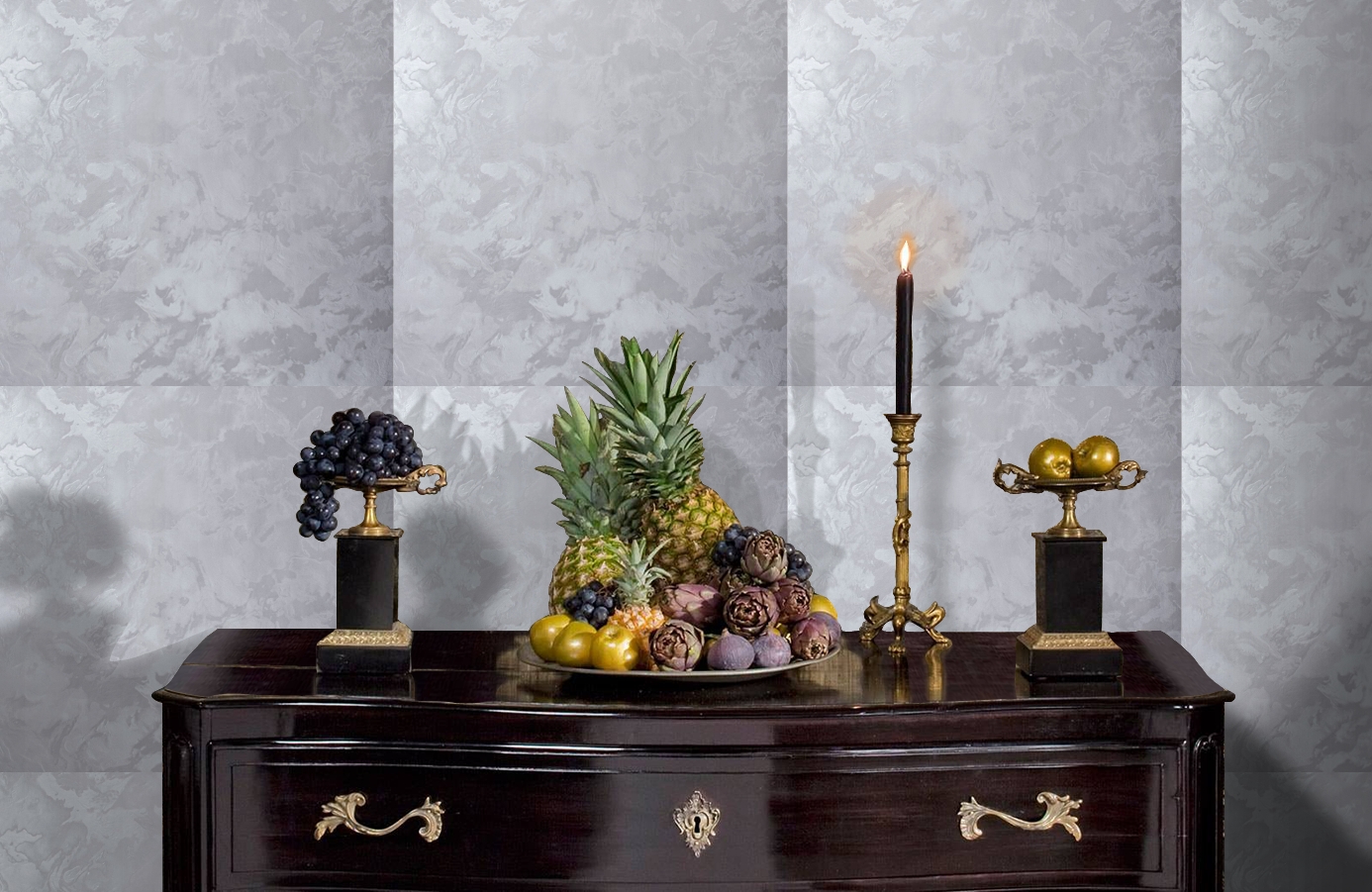 Обои 588209 фото в интерьере гостиной