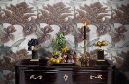 Обои HK61423 фото в интерьере гостиной превью