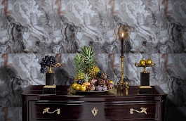 Обои HK61724 фото в интерьере гостиной превью