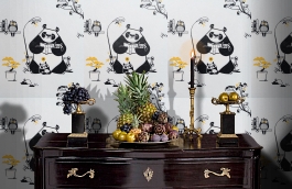 Обои 11234-01 фото в интерьере гостиной превью