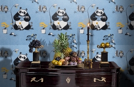 Обои 11234-03 фото в интерьере гостиной превью