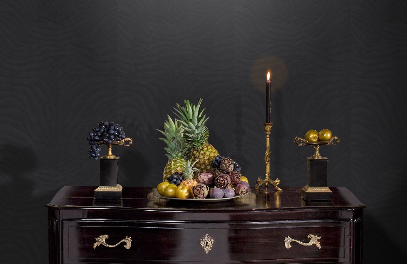 Обои 30021DG фото в интерьере гостиной