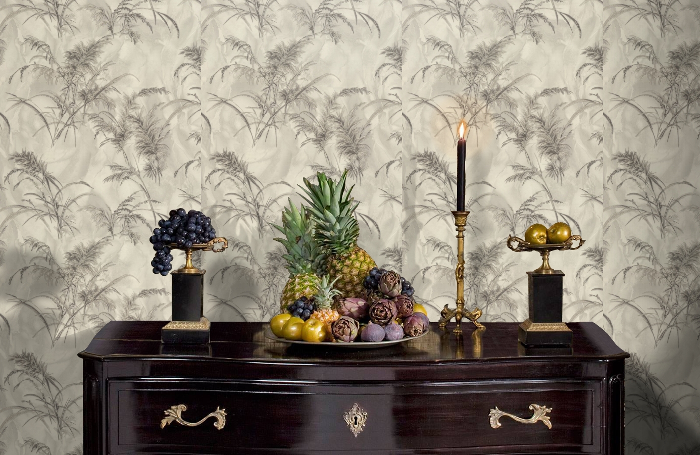 Обои 7286-12 фото в интерьере гостиной