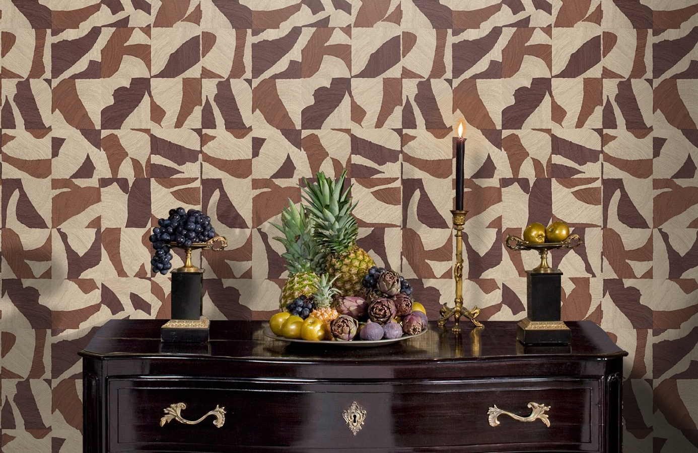 Обои 21061 фото в интерьере гостиной