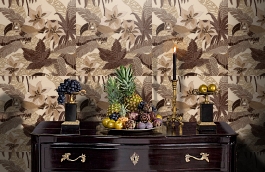 Обои RWT1801-3 фото в интерьере гостиной превью