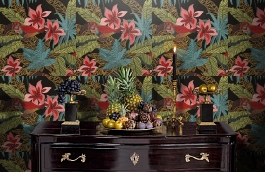 Обои RWT1801-5 фото в интерьере гостиной превью