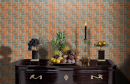 Обои RWT1802-6 фото в интерьере гостиной превью