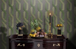 Обои RWT1806-6 фото в интерьере гостиной превью