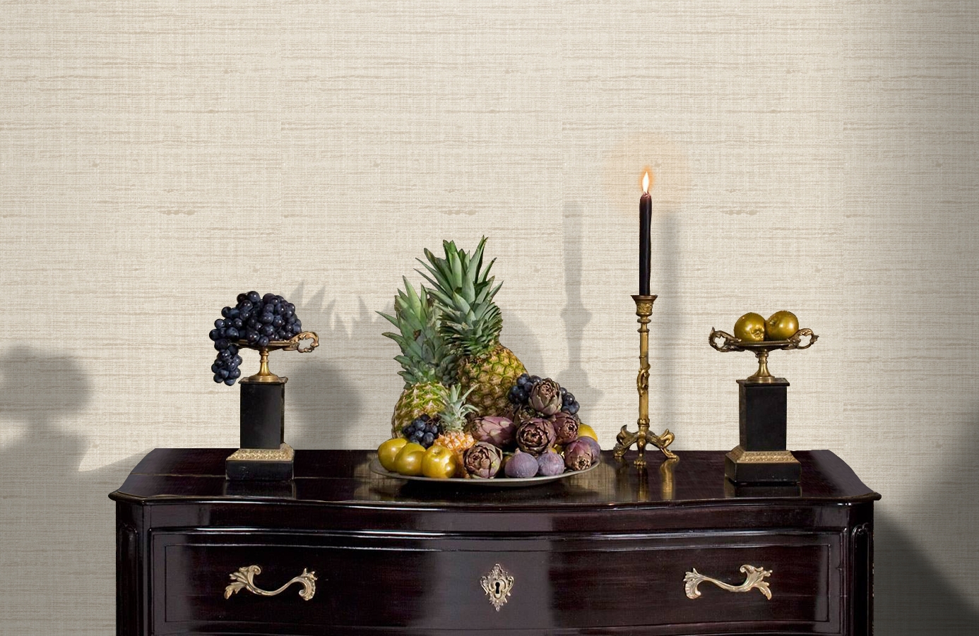 Обои RWT1807-3 фото в интерьере гостиной