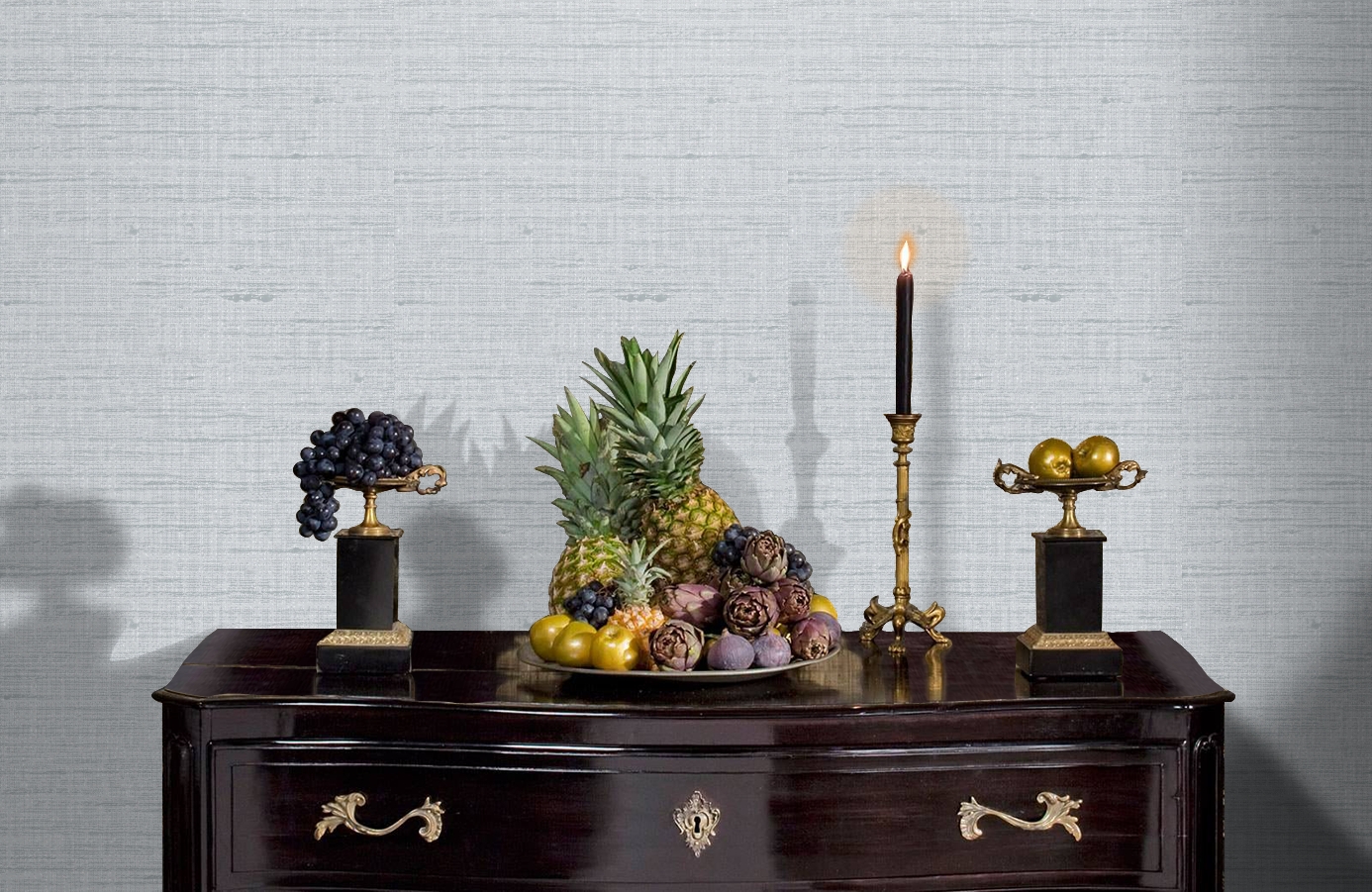 Обои RWT1807-6 фото в интерьере гостиной