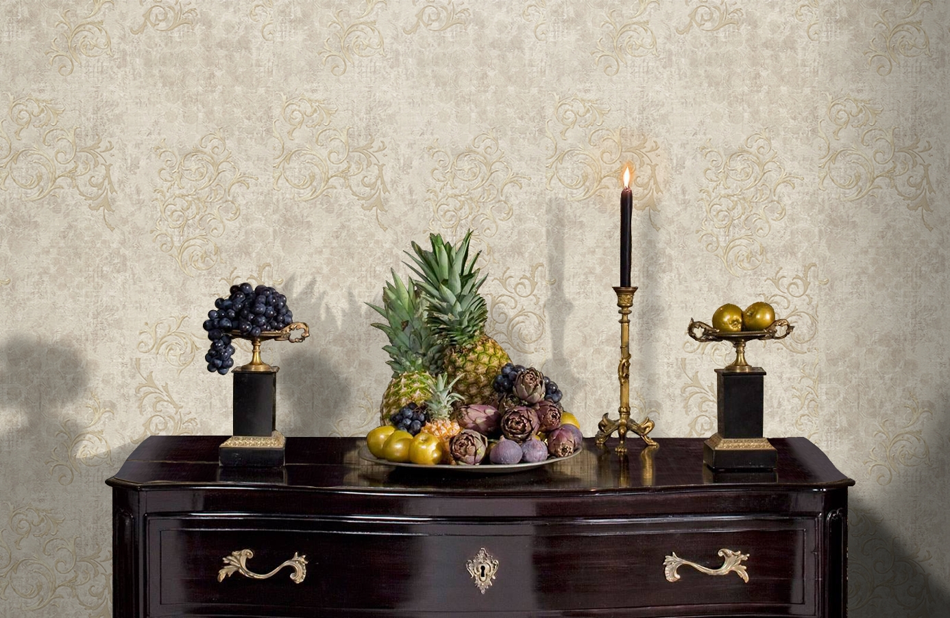 Обои 3211-3 фото в интерьере гостиной