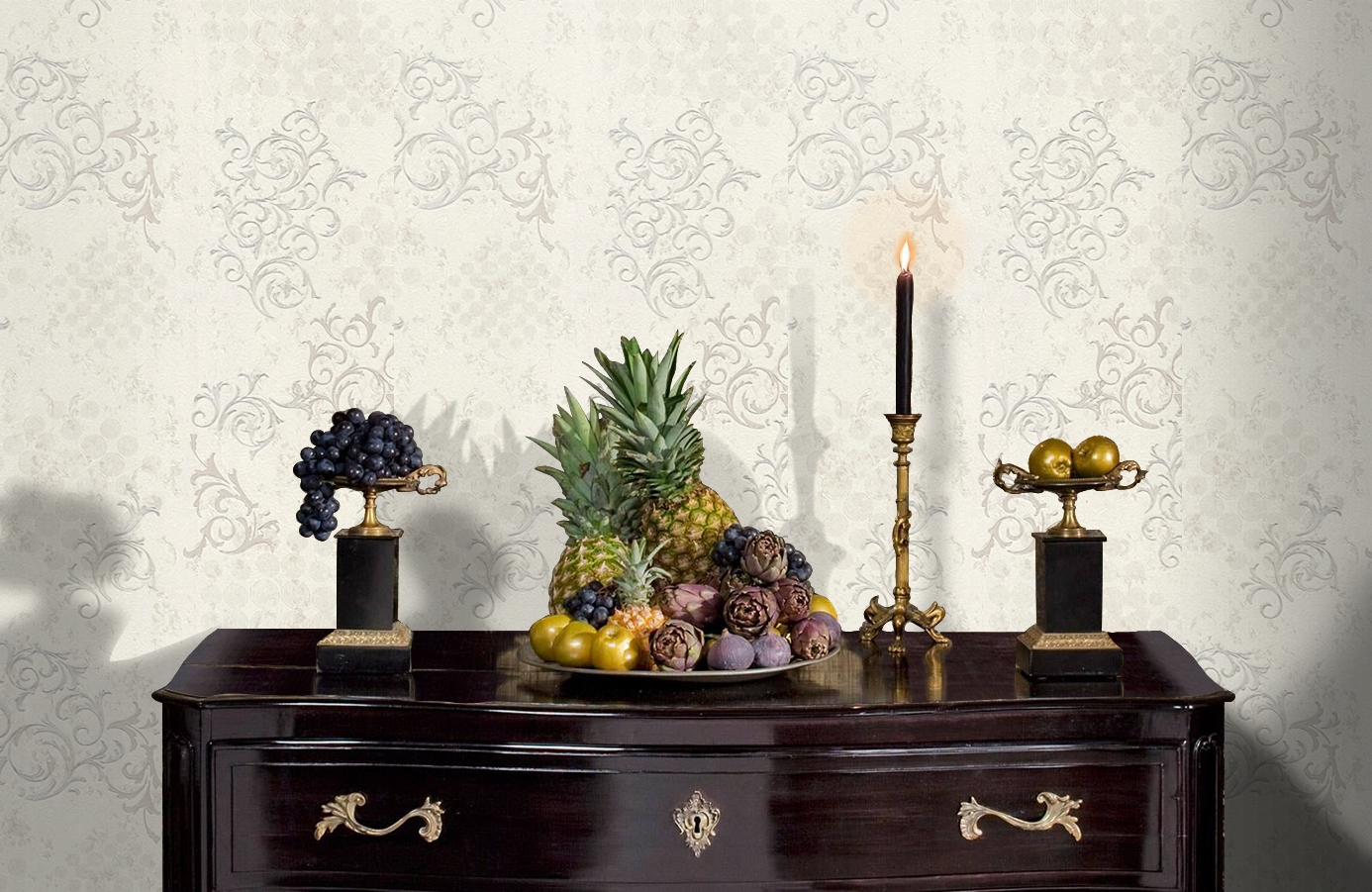 Обои 3211-4 фото в интерьере гостиной