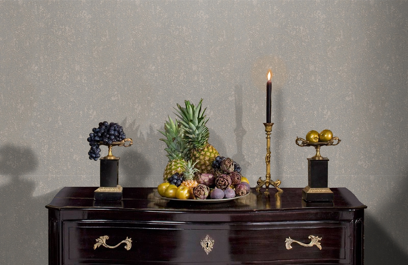 Обои 3217-5 фото в интерьере гостиной