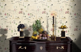 Обои 3514-2 фото в интерьере гостиной превью