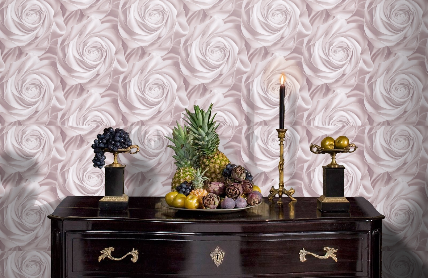 Обои 589295 фото в интерьере гостиной