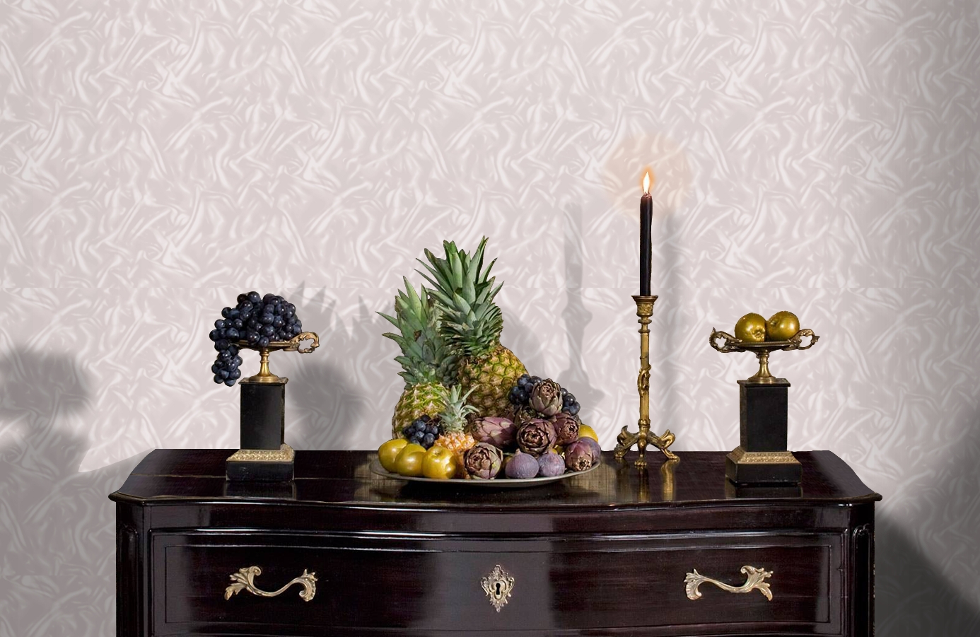 Обои 589305 фото в интерьере гостиной