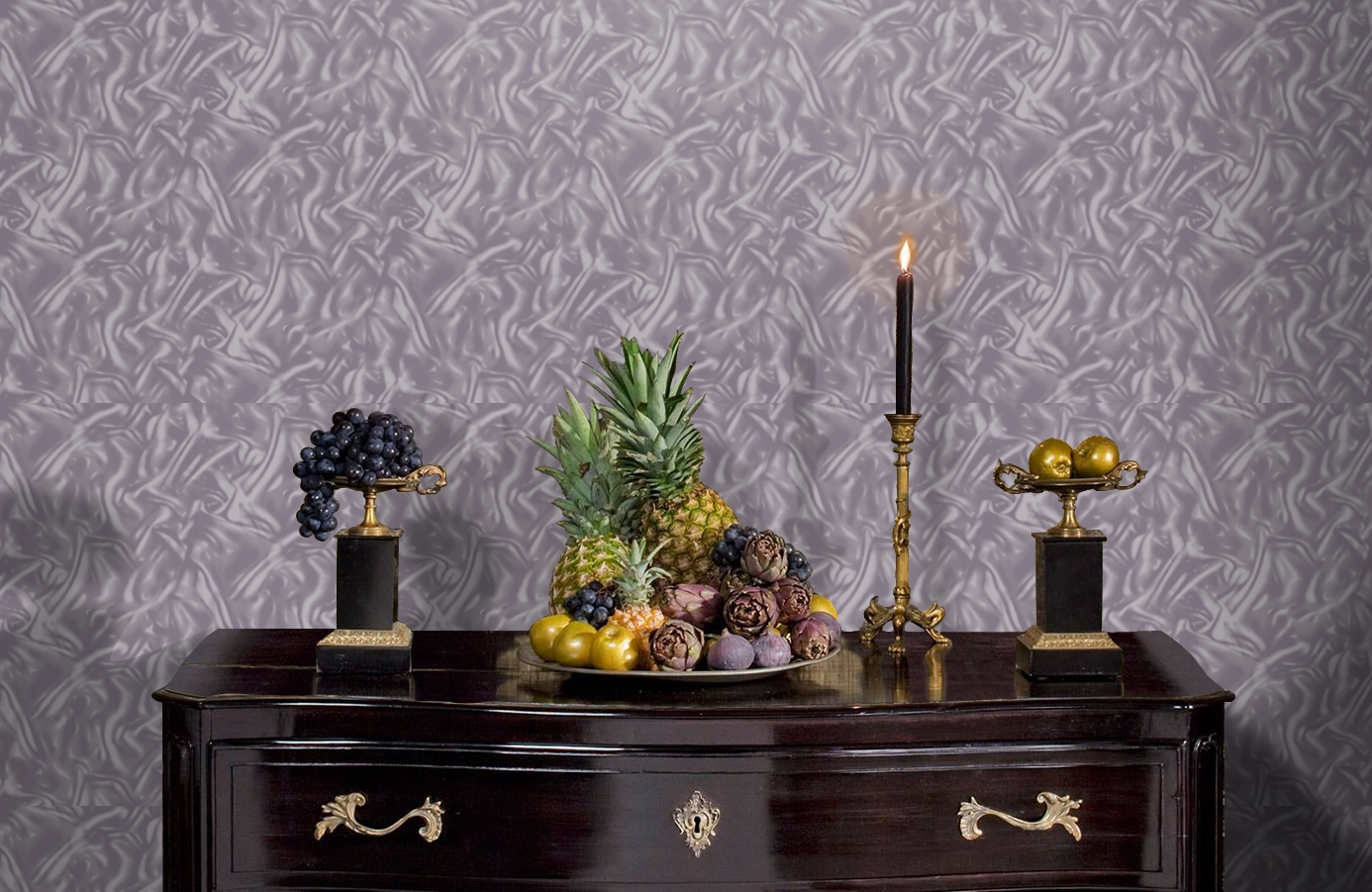 Обои 589309 фото в интерьере гостиной