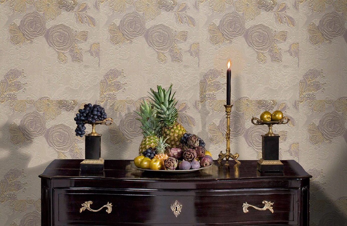 Обои 81532 фото в интерьере гостиной