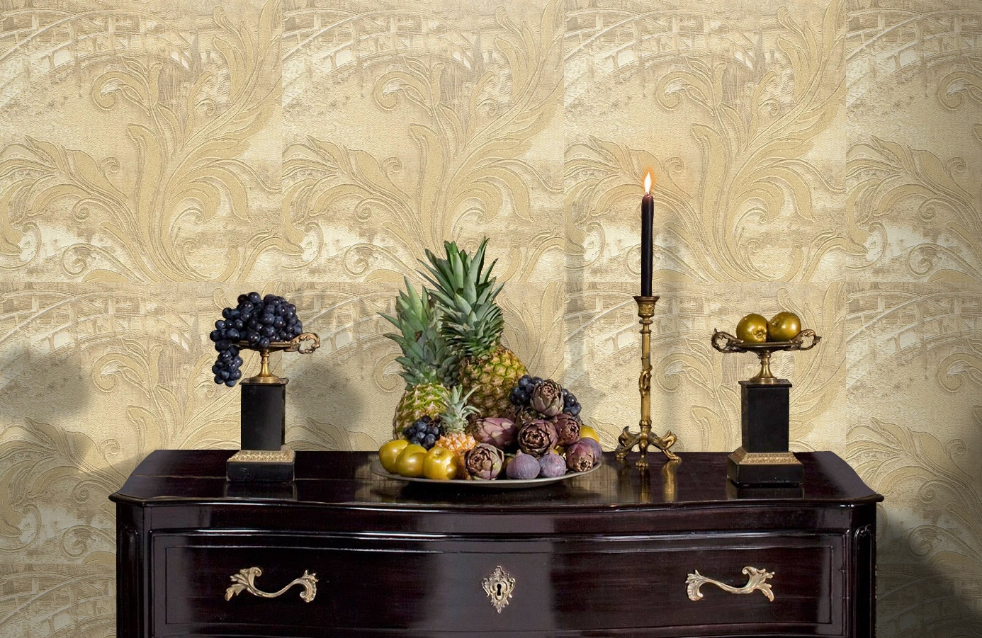 Обои 81580 фото в интерьере гостиной