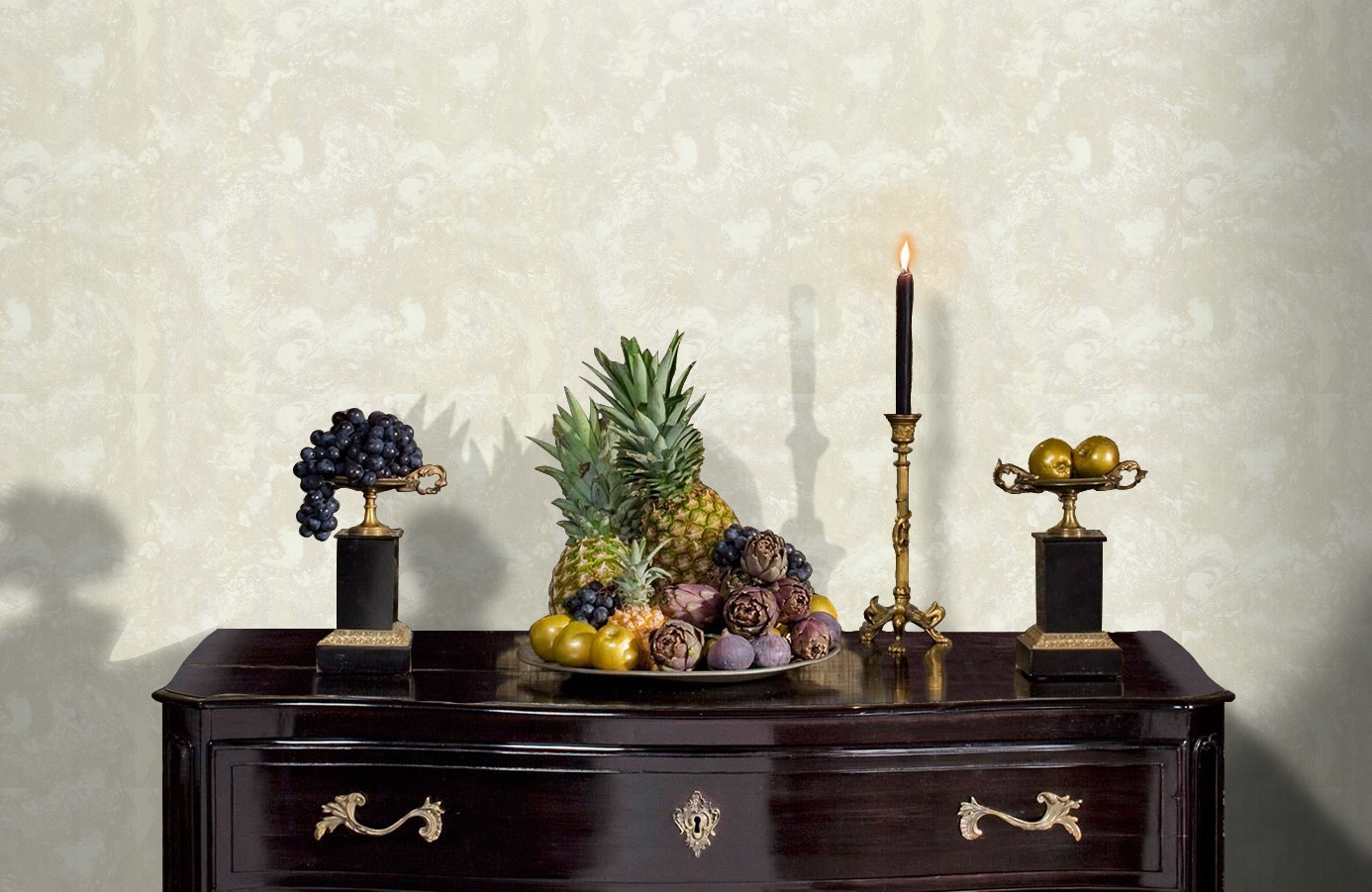 Обои 82696 фото в интерьере гостиной