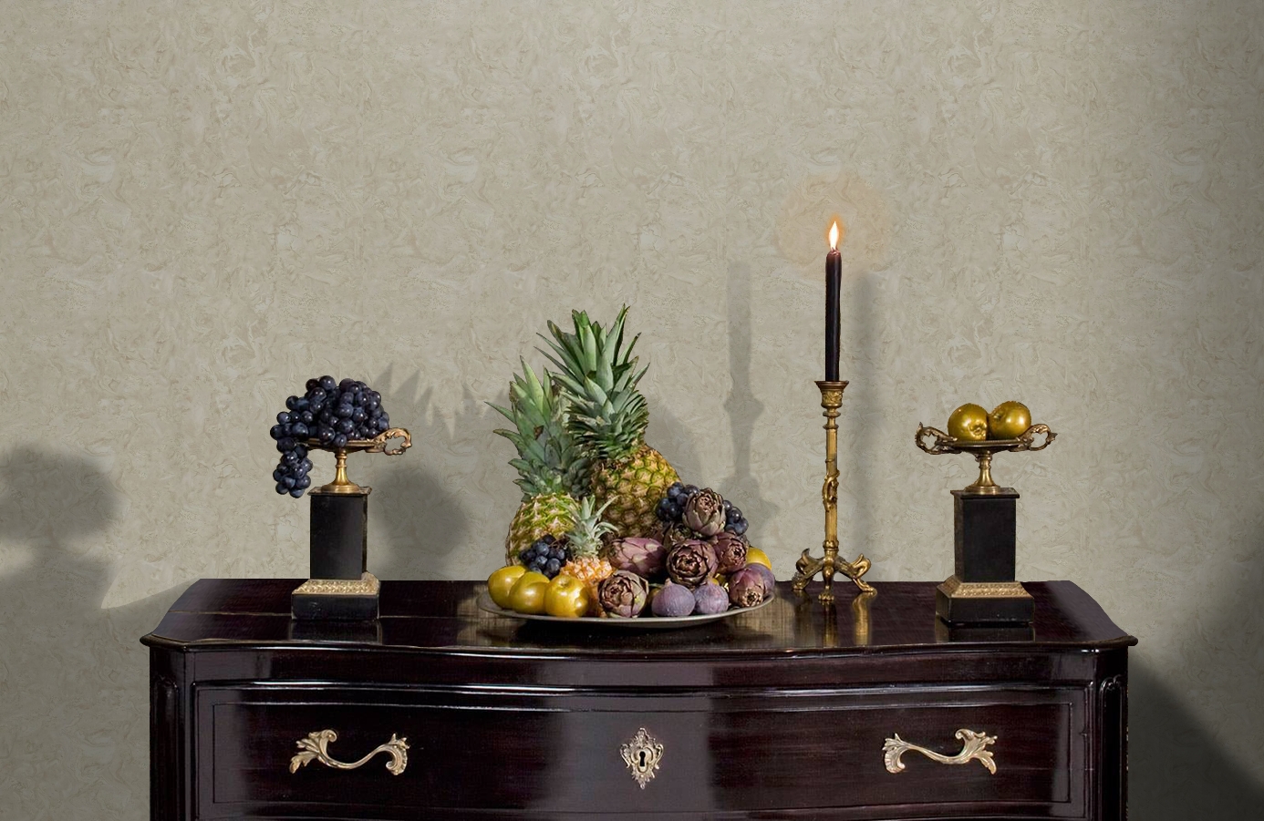 Обои M13017 фото в интерьере гостиной