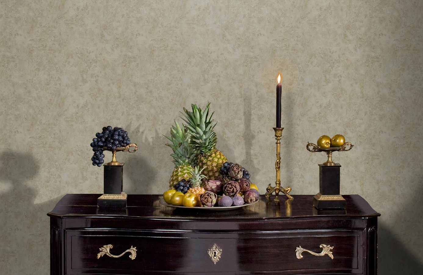 Обои M13030 фото в интерьере гостиной