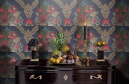 Обои 1-FN-O фото в интерьере гостиной превью