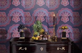 Обои 11-TF-P фото в интерьере гостиной превью