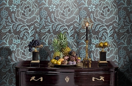 Обои 12-aur-f фото в интерьере гостиной превью