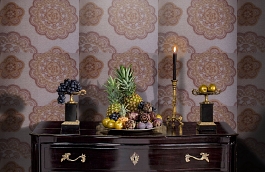 Обои 6-TF-P фото в интерьере гостиной превью