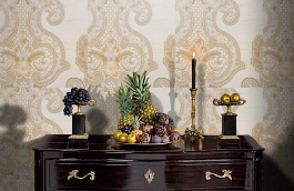 Обои AZZ-1V фото в интерьере гостиной превью