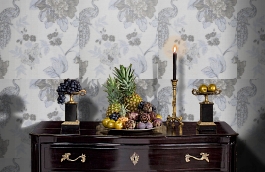 Обои AZZ-3P фото в интерьере гостиной превью