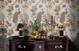 Обои AZZ-6P фото в интерьере гостиной превью