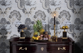 Обои AZZ-9V фото в интерьере гостиной превью