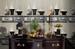 Обои OR404 фото в интерьере гостиной превью