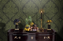 Обои 62T фото в интерьере гостиной превью