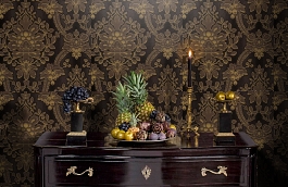 Обои 63V фото в интерьере гостиной превью