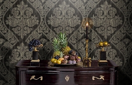 Обои 65T фото в интерьере гостиной превью