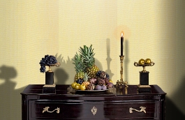 Обои 73S фото в интерьере гостиной превью